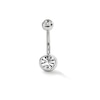 Thumbnail Image 0 of Stainless Steel CZ Belly Button Ring - 14G 7/16"