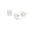 Thumbnail Image 0 of 5mm Cubic Zirconia Stud Earrings in 10K White Gold