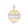 Thumbnail Image 0 of The Last Supper Medallion Two-Tone Necklace Charm in 10K Gold