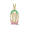 Thumbnail Image 0 of Cubic Zirconia Our Lady of Guadalupe Necklace Charm in 10K Gold