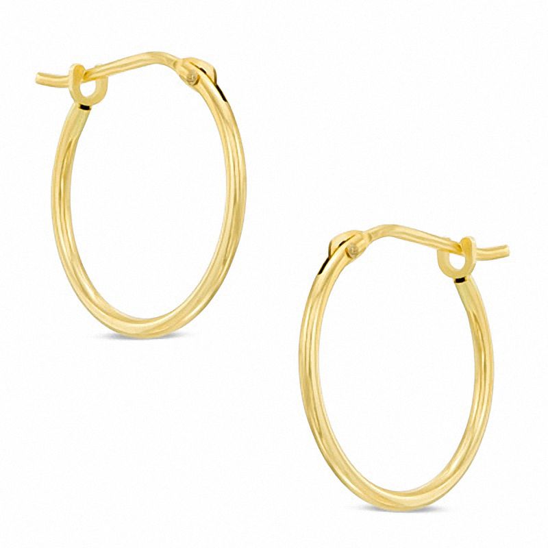 10K Gold 14mm Hoop Earrings | View All Jewelry | Piercing Pagoda