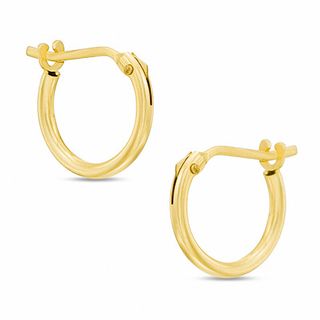 Child's 10K Gold 10mm Hoop Earrings | View All Jewelry | Piercing Pagoda