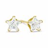 Thumbnail Image 0 of 5mm Star-Shaped Cubic Zirconia Stud Earrings in 10K Gold