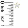 Thumbnail Image 1 of 5mm Star-Shaped Cubic Zirconia Stud Earrings in 10K Gold