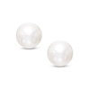Thumbnail Image 0 of 7mm Cultured Freshwater Pearl Stud Earrings in 10K Gold
