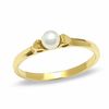 Thumbnail Image 0 of Child's Cultured Freshwater Pearl Ring in 10K Gold - Size 3.5