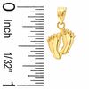 Thumbnail Image 1 of Polished Feet Charm in 10K Gold