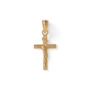 Thumbnail Image 0 of 10K Gold Diamond-Cut Crucifix Charm