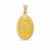 Thumbnail Image 0 of Oval Miraculous Medallion Charm in 14K Gold