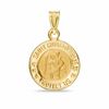 Thumbnail Image 0 of Small Round St. Christopher Medallion in 10K Gold