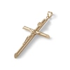 Thumbnail Image 1 of Medium Tube Crucifix Charm in 10K Gold