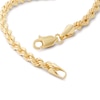 Thumbnail Image 1 of 10K Hollow Gold Rope Chain Bracelet - 8"
