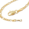 Thumbnail Image 1 of Child's 060 Gauge Hollow Figaro 3+1 Chain Bracelet in 10K Hollow Gold - 5.5"