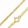 Thumbnail Image 0 of 10K Gold 040 Gauge Valentino Chain Anklet - 10"