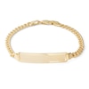 Thumbnail Image 0 of Child's 10K Gold Curb Chain ID Bracelet - 6"