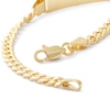 Thumbnail Image 1 of Child's 10K Gold Curb Chain ID Bracelet - 6"