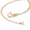 Thumbnail Image 1 of Made in Italy 040 Gauge Pavé Valentino Chain Bracelet In Tri-Tone Gold - 7"