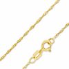 Thumbnail Image 0 of 018 Gauge Singapore Chain Necklace in 14K Solid Gold - 15"