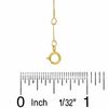 Thumbnail Image 1 of Child's 040 Gauge Solid Box Chain Necklace in 10K Solid Gold - 13"
