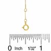 Thumbnail Image 1 of Child's 040 Gauge Solid Box Chain Necklace in 10K Gold - 15"