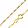 Thumbnail Image 0 of 040 Gauge Solid Box Chain Necklace in 10K Solid Gold - 22"