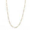 Thumbnail Image 0 of 060 Gauge Figaro Chain Necklace in 10K Hollow Gold