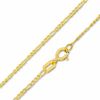 Thumbnail Image 0 of 1.35mm Solid Figaro Chain Necklace in 10K Gold - 18"