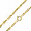 Thumbnail Image 0 of 035 Gauge Hollow Singapore Chain Necklace in 10K Gold - 17"