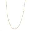 Thumbnail Image 0 of 025 Gauge Hollow Singapore Chain Necklace in 10K Solid Gold - 18"