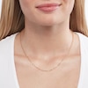 Thumbnail Image 1 of 025 Gauge Hollow Singapore Chain Necklace in 10K Solid Gold - 18"