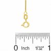 Thumbnail Image 1 of 10K Gold 020 Gauge Round Snake Chain Necklace - 20"