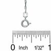 Thumbnail Image 1 of 025 Gauge Singapore Chain Necklace in 10K White Gold - 16"