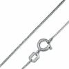 Thumbnail Image 0 of 040 Gauge Box Chain Necklace in 10K Solid White Gold - 18"