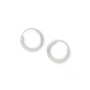 Thumbnail Image 1 of Sterling Silver Continuous Tube Hoop Earrings