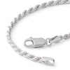 Thumbnail Image 1 of Made in Italy 050 Gauge Diamond-Cut Solid Rope Chain Bracelet in Solid Sterling Silver