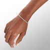 Thumbnail Image 2 of Made in Italy 070 Gauge Diamond-Cut Rope Chain Bracelet in Solid Sterling Silver - 8"
