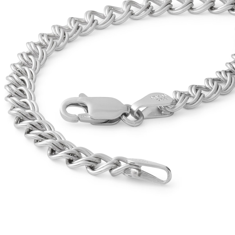 Made in Italy 070 Gauge Link Charm Bracelet in Sterling Silver - 8"