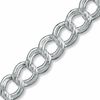 Thumbnail Image 0 of Sterling Silver 100 Gauge Link Charm Bracelet - 8"