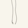 Thumbnail Image 1 of Made in Italy 050 Gauge Diamond-Cut Rope Chain Necklace in Solid Sterling Silver - 24"