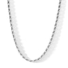 Thumbnail Image 0 of Made in Italy 070 Gauge Diamond-Cut Rope Chain Necklace in Sterling Silver - 20"