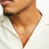 Thumbnail Image 1 of Made in Italy 070 Gauge Diamond-Cut Rope Chain Necklace in Sterling Silver - 20"