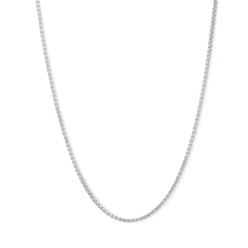Made in Italy 024 Gauge Box Chain Necklace in Solid Sterling Silver - 20"