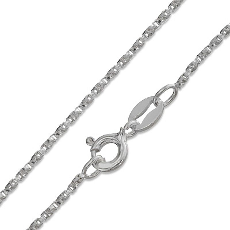 Made in Italy 100 Gauge Twist Box Chain Necklace in Sterling Silver - 16"