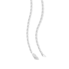 Thumbnail Image 2 of Made in Italy 050 Gauge Figaro Chain Necklace in Solid Sterling Silver - 20"