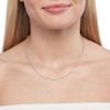 Thumbnail Image 2 of Made in Italy 040 Gauge Diamond-Cut Rope Chain Necklace in Solid Sterling Silver - 16"