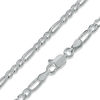 Thumbnail Image 0 of Made in Italy 080 Gauge Figaro Chain Necklace in Solid Sterling Silver - 18"