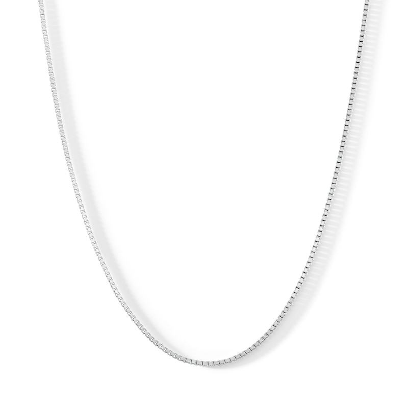 Made in Italy 125 Gauge Box Chain Necklace in Solid Sterling Silver - 18"