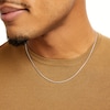 Thumbnail Image 1 of Made in Italy 035 Gauge Solid Snake Chain Necklace in Sterling Silver - 20"
