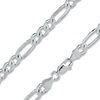Thumbnail Image 0 of 180 Gauge Figaro Chain Necklace in Sterling Silver - 20"
