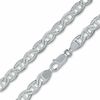 Thumbnail Image 0 of Sterling Silver 180G Pavé Mariner Link Chain Necklace - 24"